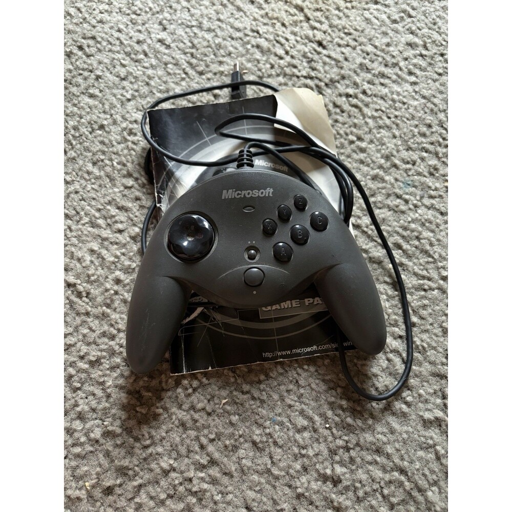 Microsoft Sidewinder Game Pad USB Controller For PC 0E